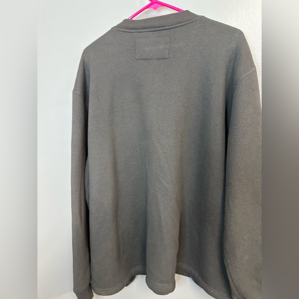 Smiths workwear men’s gray warm fuzzy pullover sweatshirt size Extra Large - Picture 9 of 10